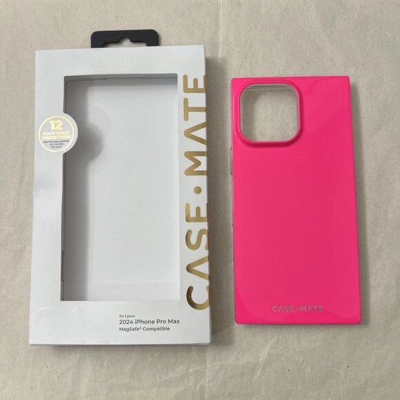 EUC Apple iPhone 16 PRO MAX Case-Mate BLOX Case W/Magsafe Neon Watermelon - Picture 1 of 8
